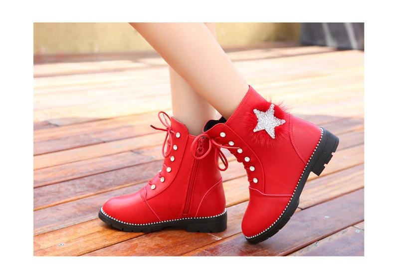 Boot bé gái siêu đẹp ấm size từ 27 tới 37