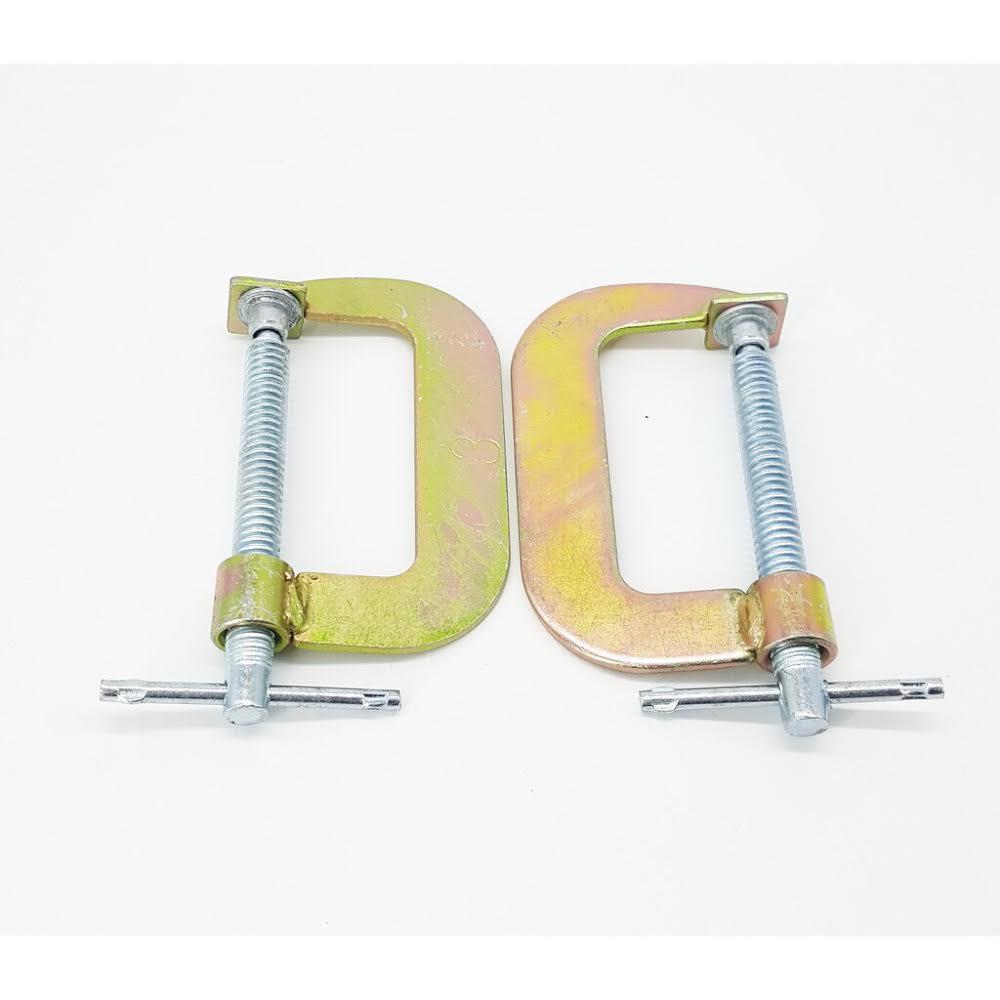 Cảo chữ C cỡ 3 inch - kẹp tối đa 72mm ( Vam chữ C bằng sắt)