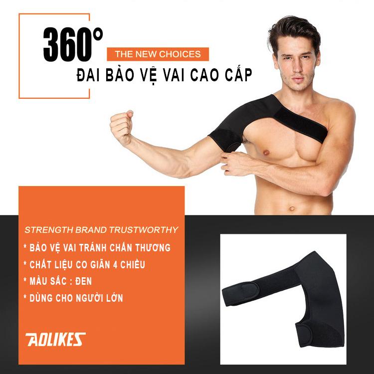 Đai bảo vệ vai cao cấp Aolikes HJ-1693 (Vai trái)