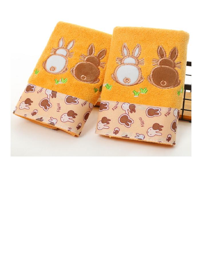 Bộ 5 Khăn mặt khách sạn Thỏ Miffy kt 34x76cm ( 2 màu)