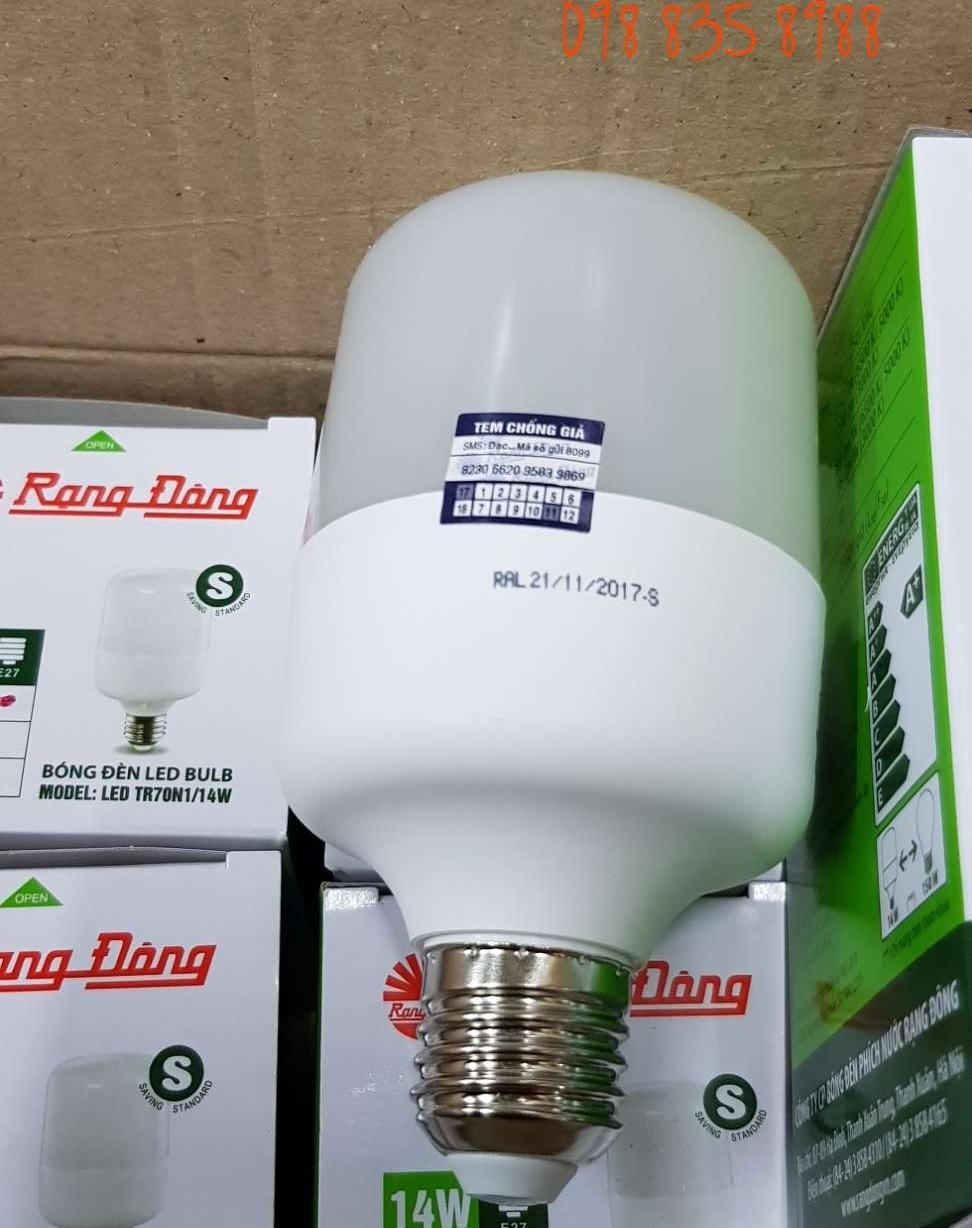 Bóng đèn LED Trụ 14W Rạng Đông