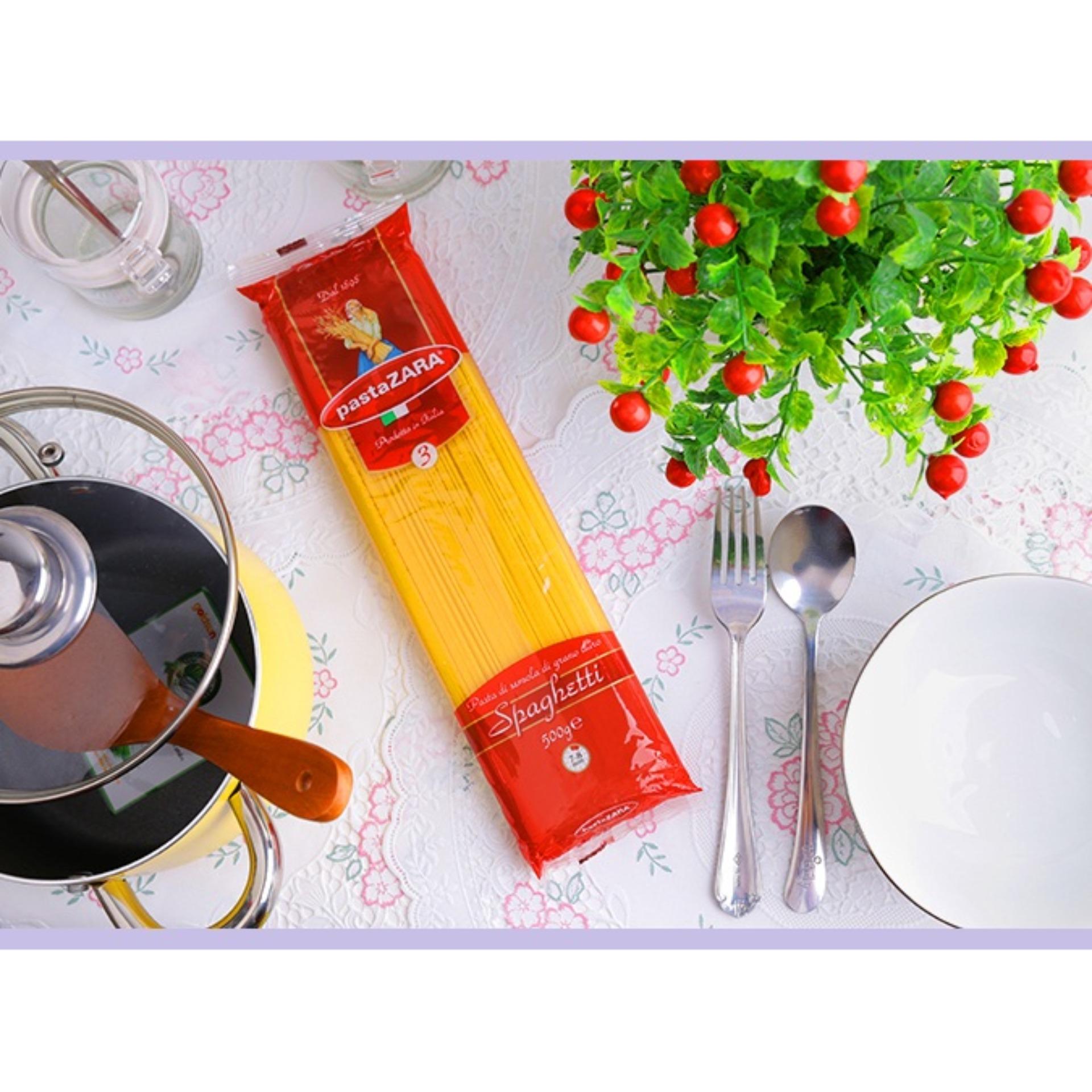 Mì Ý - Mì spaghetti hiệu pastaZARA số 3 500g