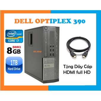 máy tính đồng bộ dell optiplex 390 core i7 ram 8gb hdd 1tb (1000gb) - tặng dây cáp hdmi loại tốt - bảo hành 24 tháng.