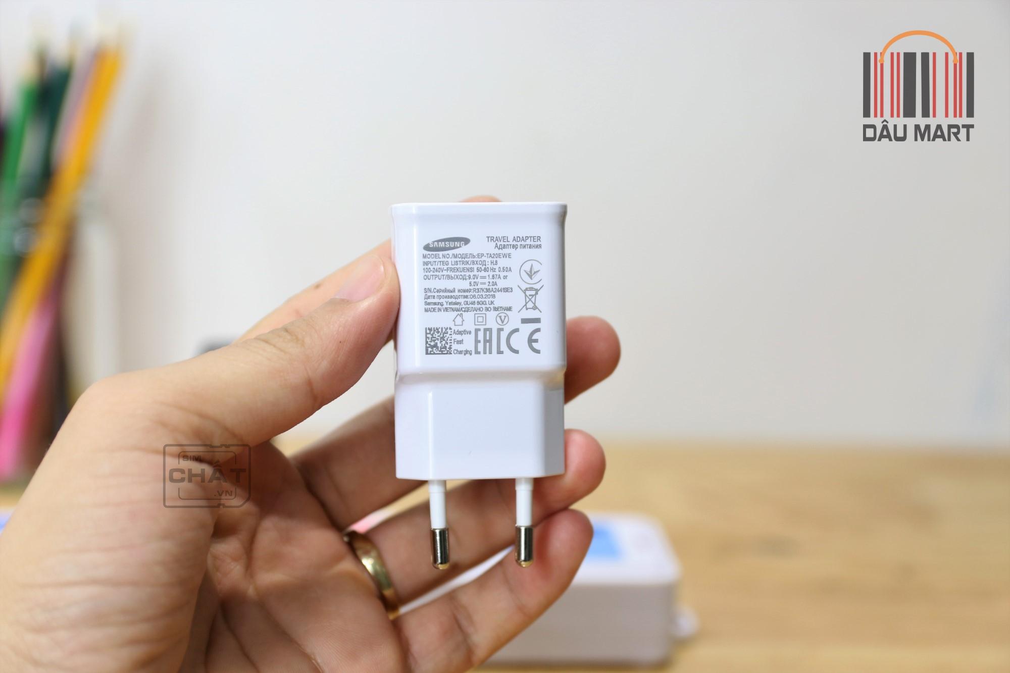 [HCM]Củ Sạc Nhanh Cho Samsung S8 QuickCharge 3.0