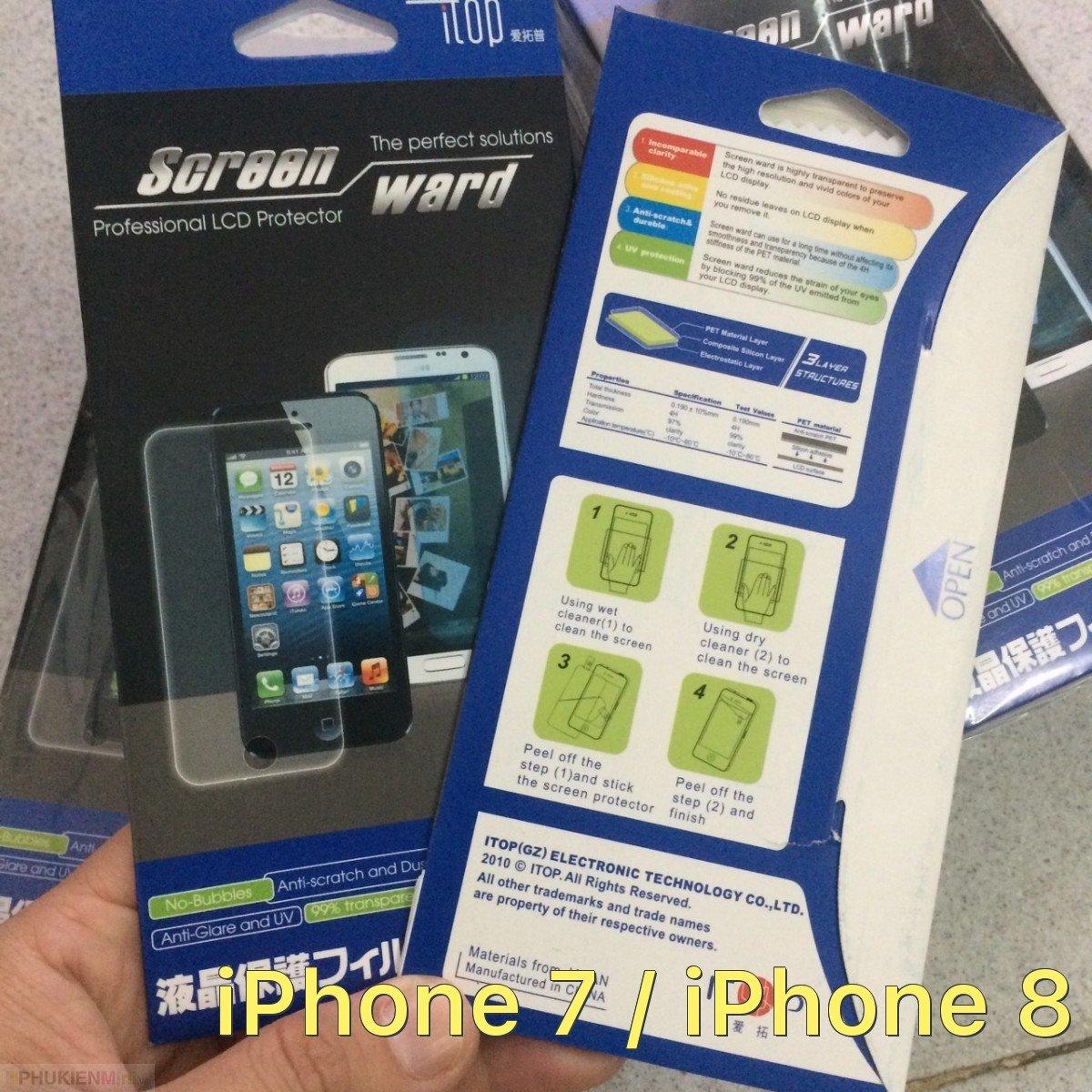 Dán dẻo mặt lưng siêu trong chống trầy cho iPhone 7 / iPhone 8 Dán Mặt Sau