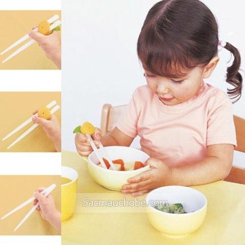 Đũa ăn dặm xuất Nhật (đũa tập ăn)