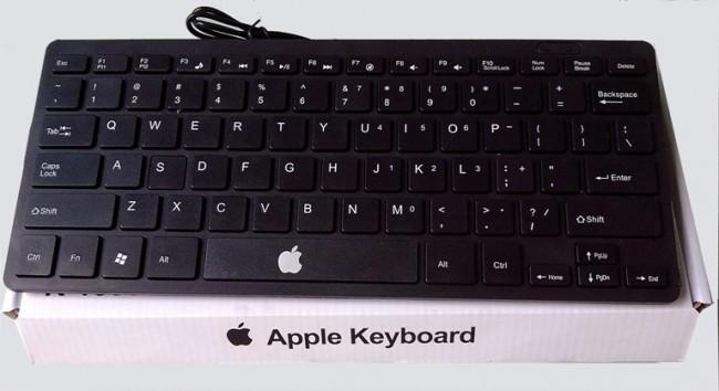 Bàn phím có dây Apple Mini K1000 nho gon