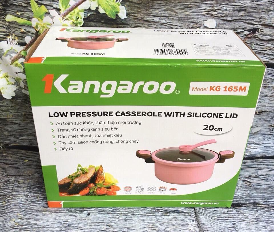 NỒI ÁP SUẤT NHÔM  ĐÁY ĐÚC TỪ KANGAROO KG165M