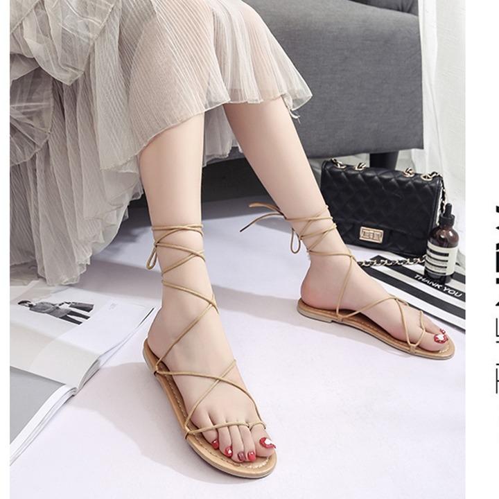 C62n Giày Sandals Cột Dây Chiến Binh