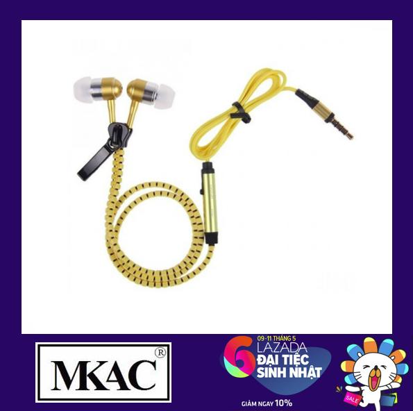 [HCM]Tai nghe Cao cấp Zipper (khóa kéo chống rối)