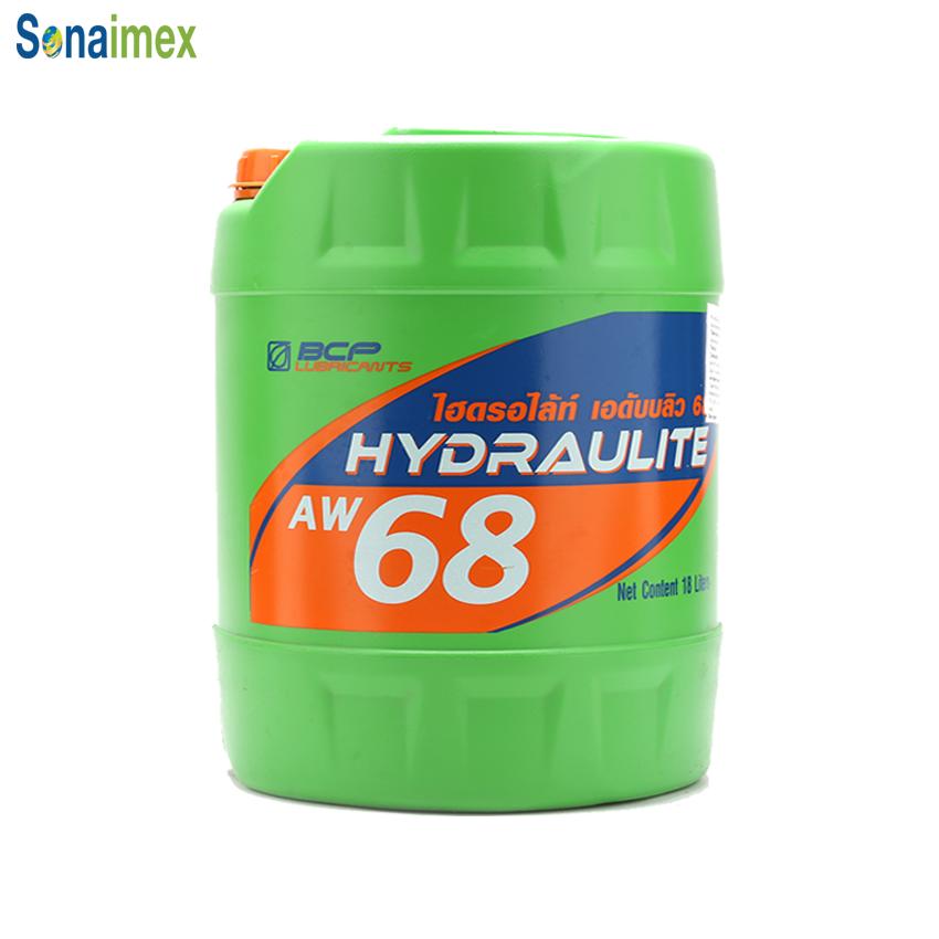 Dầu nhớt thuỷ lực Hydraulite AW68 BCP Thái Lan 18L TẶNG 1 chai vệ sinh béc