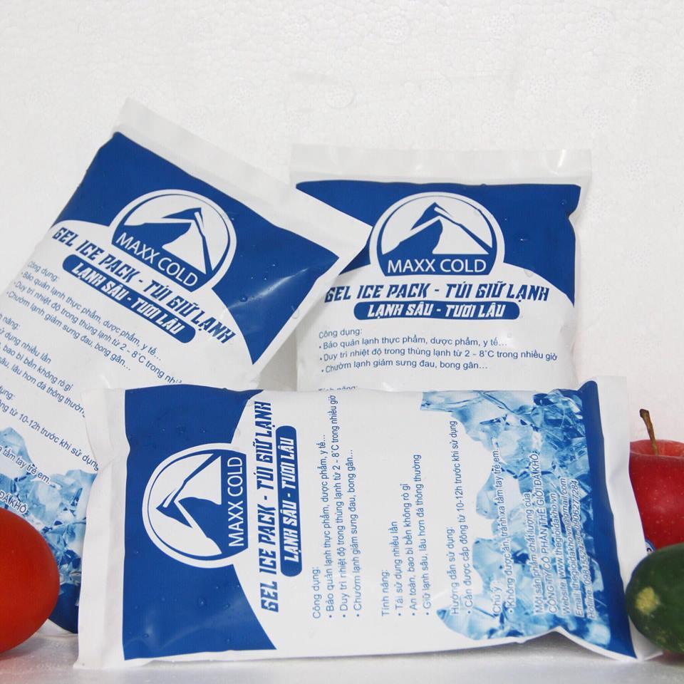 Đá khô túi gel MaxxCold 400g (COMBO 5 TÚI)