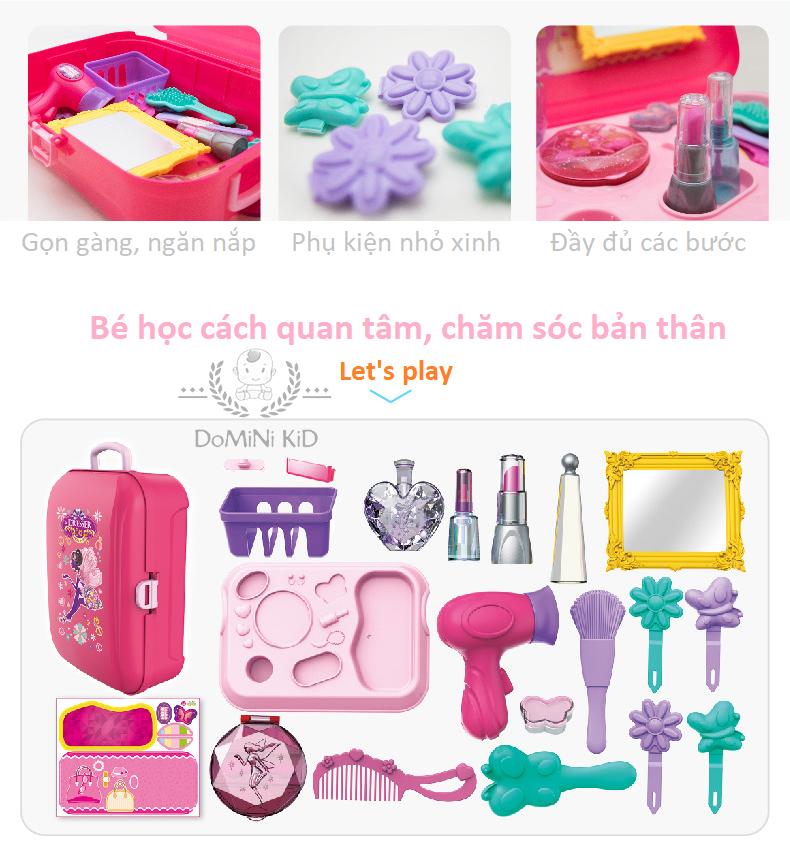 [HCM]Balo bộ đồ chơi trang điểm make up