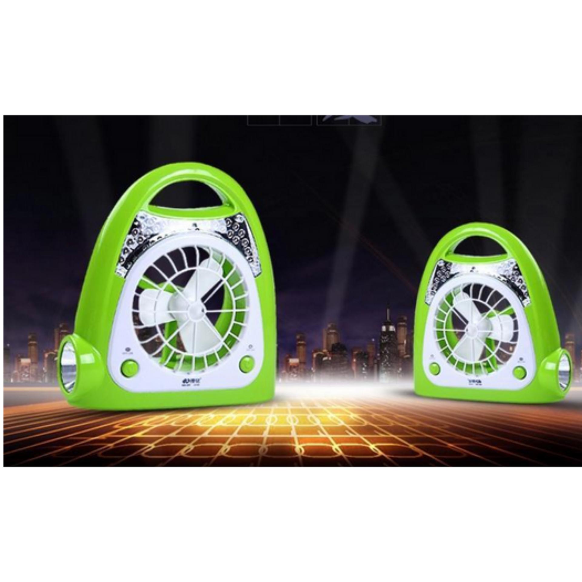 [HCM]QUẠT SẠC TÍCH HỢP ĐÈN LED  KM-685