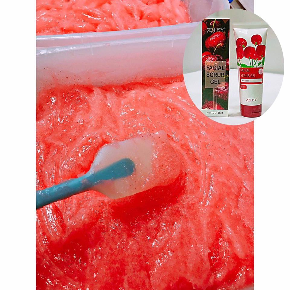 Hoạt chất tẩy tế bào chết da mặt Cherry Zoley