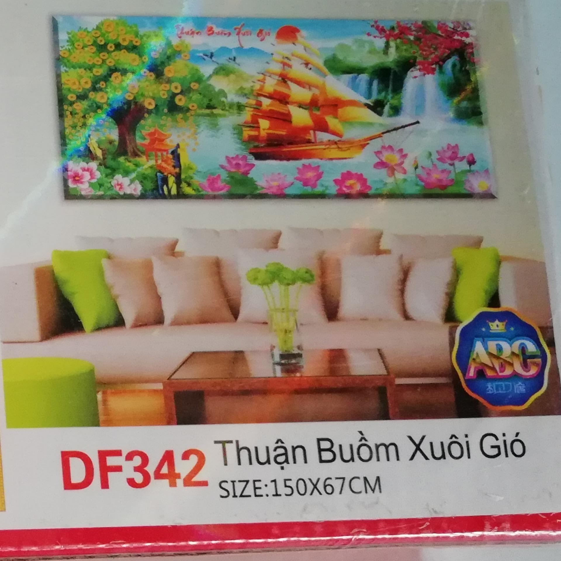 Tranh đính đá thuận buồm xuôi gió DF342