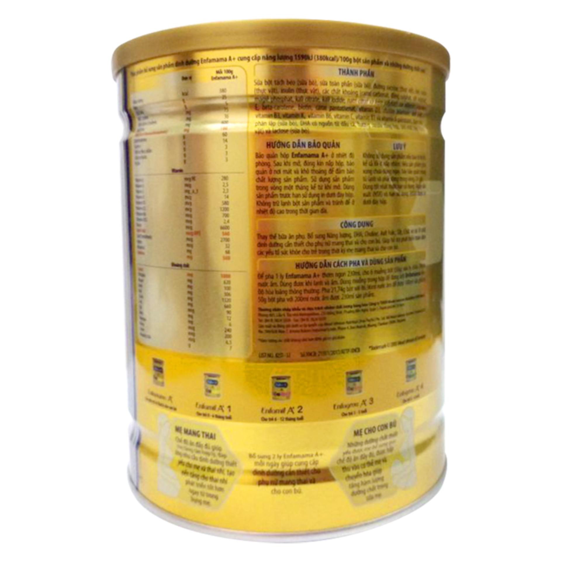 [HCM]Sữa bột Enfa Mama 360 830g (Socola)