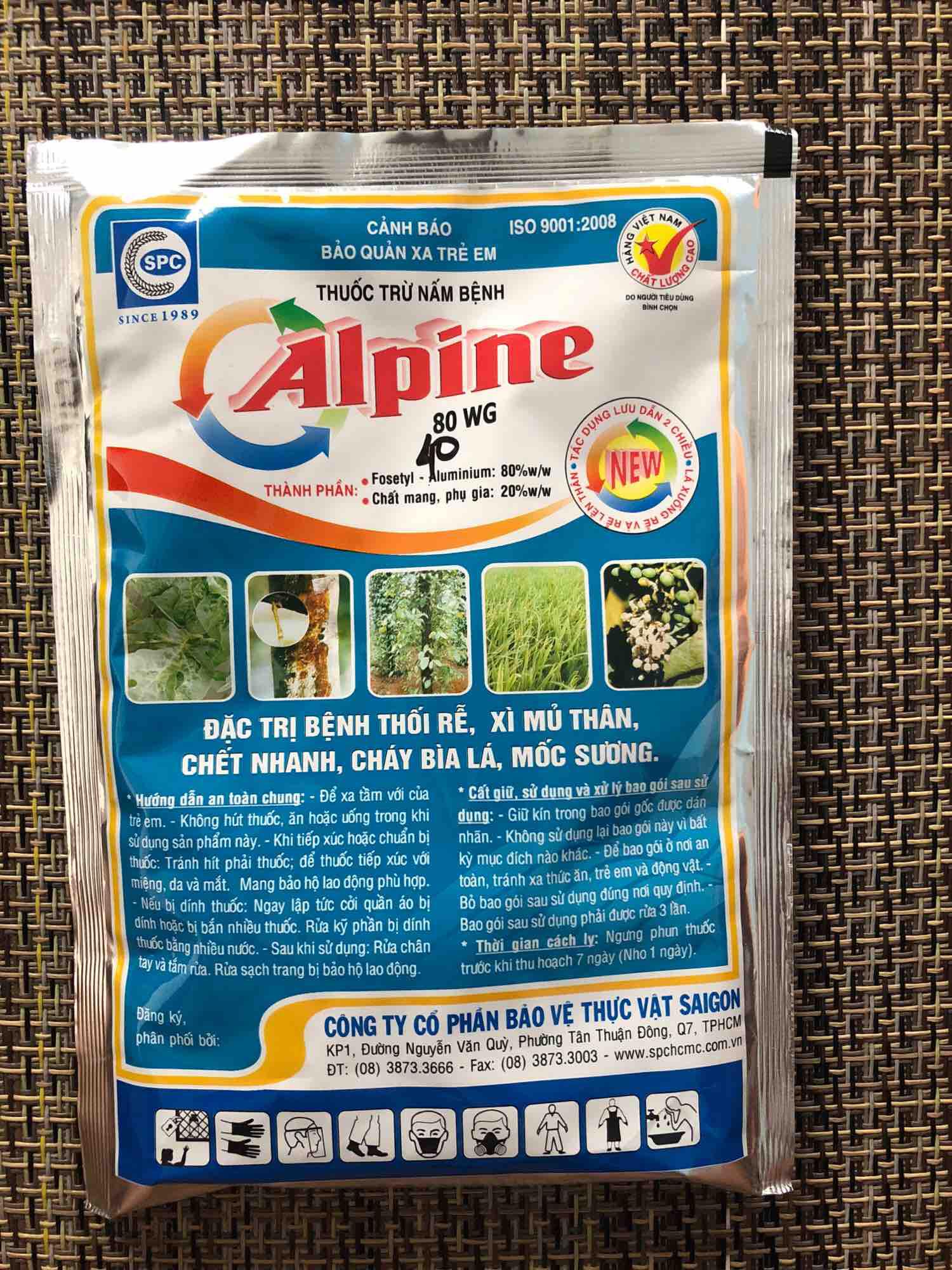 Thuốc trừ bệnh thối rể thanh long Alpine 80WG