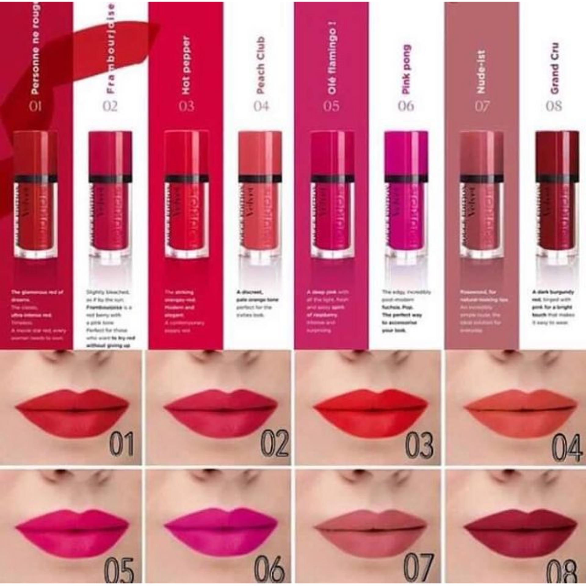 Son nhung Bourjois Rouge Edition VELVET 7.7ml (Màu 03 - Đỏ cam quyến rũ)