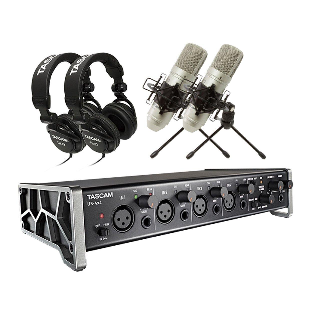 Soundcard Thu Âm Tascam US 4x4 ( 4 Cổng Vào )