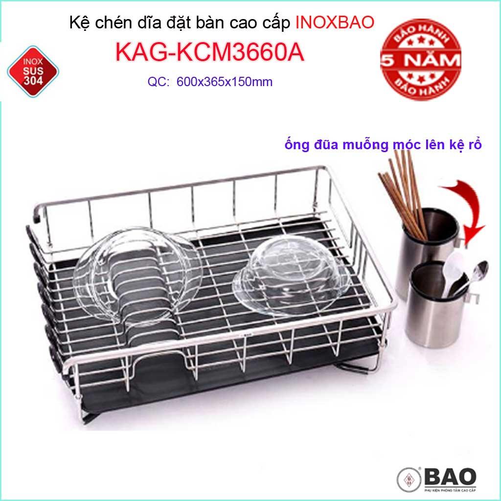 Kệ úp chén dĩa đa năng Inox Bảo c