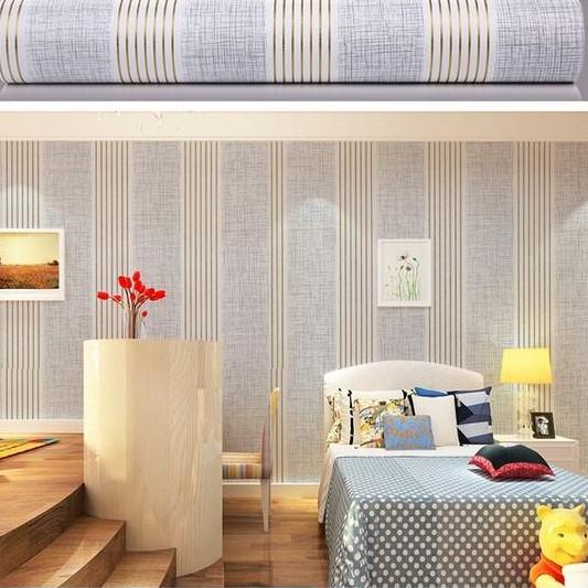 10M GIẤY DÁN TƯỜNG SẴN KEO DỌC GHI (10m x 45cm)