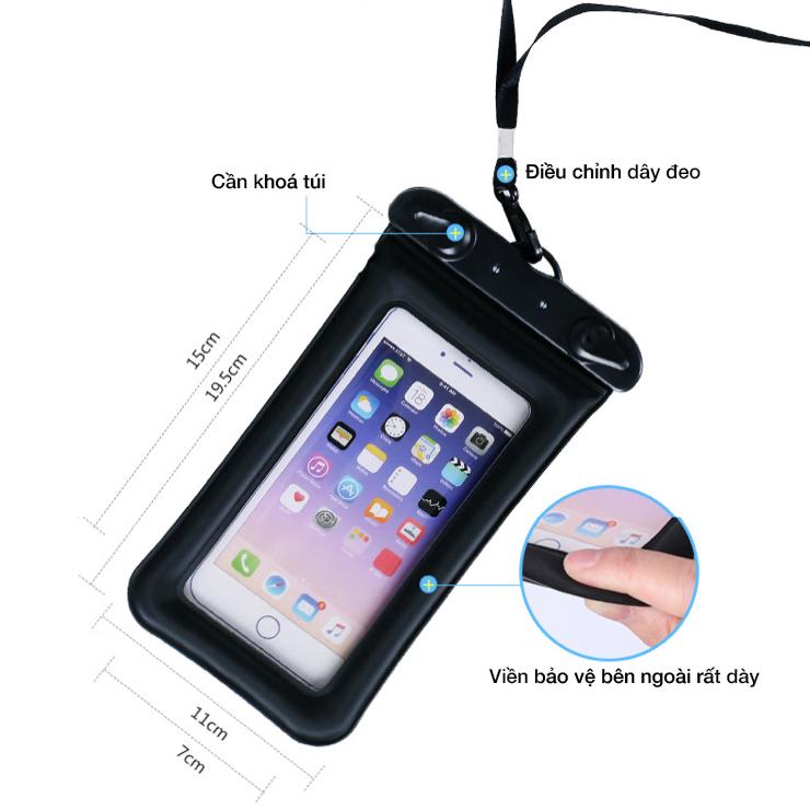 Túi chống nước cho điện thoại APE (Dùng cho IP7Plus trở lên)