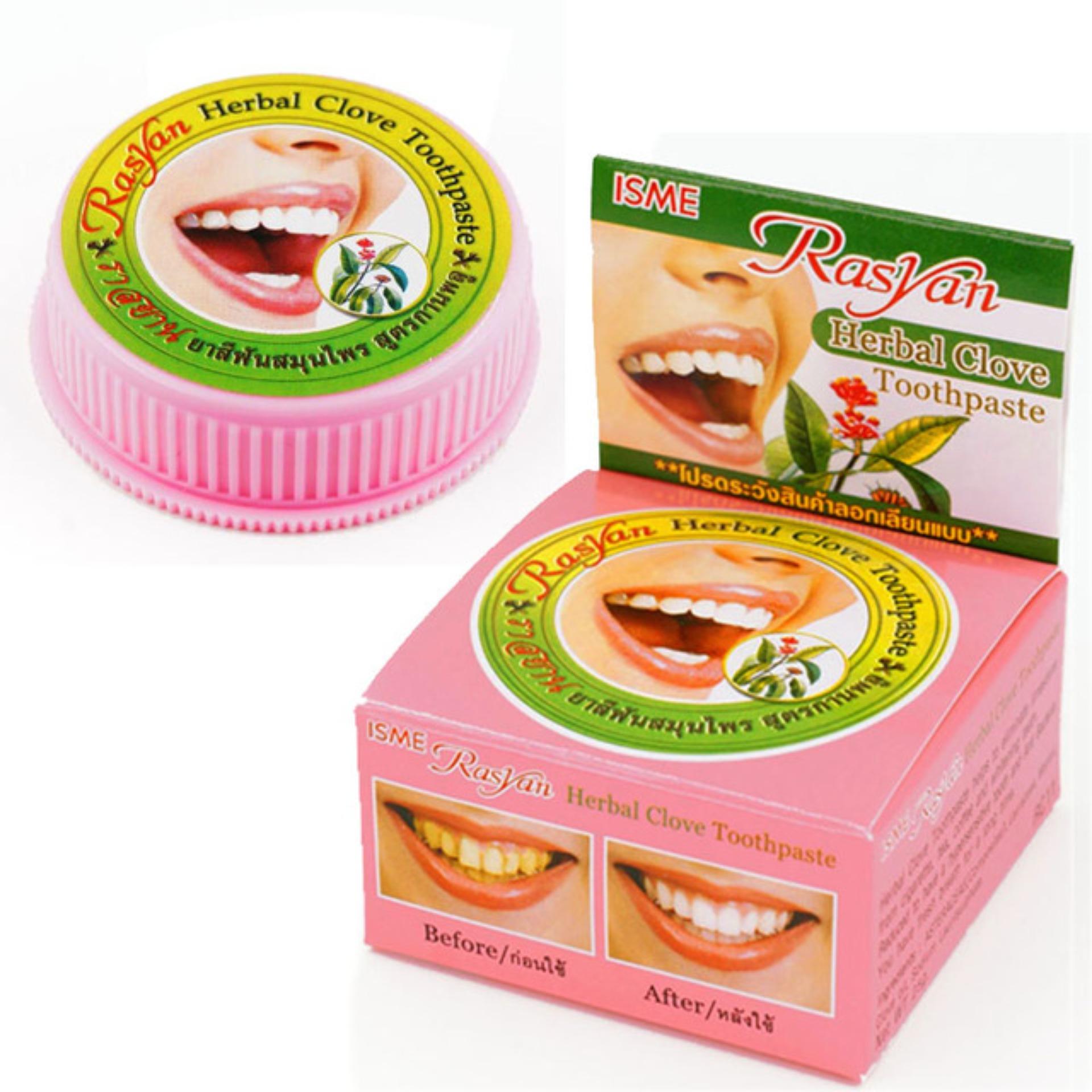 Rasyan Herbal Clove Toothpaste - Kem làm trắng răng Thái Lan