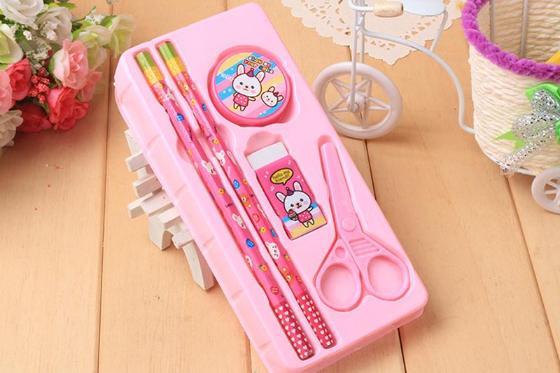 Combo 2 Bộ dụng cụ học tập cho bé 5 món SSV1486