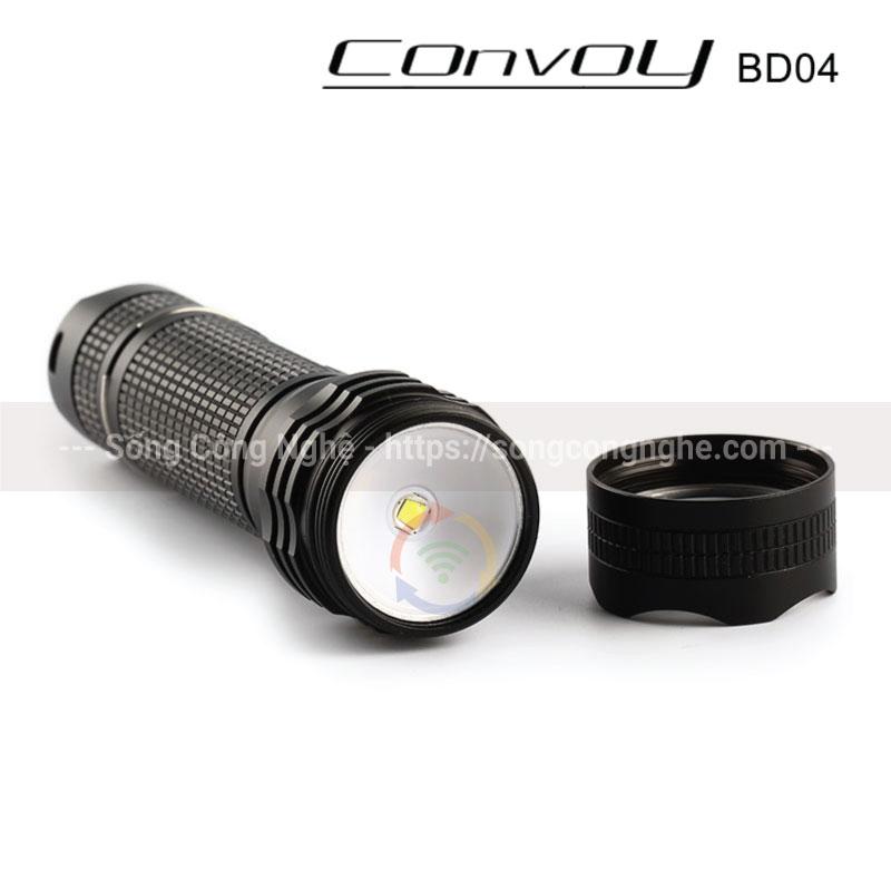 Đèn pin siêu sáng Convoy BD04 - V2-1A - Có zoom