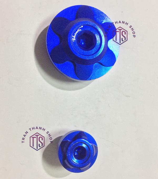 [HCM]Bộ ốc qua lăng mâm lửa  ốc xe máy NHÔM CNC cho xe hon da (VÀNG ÁNH KIM )
