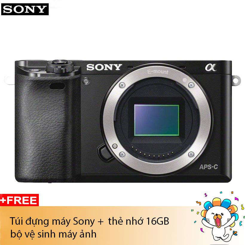 [Trả góp 0%]Máy ảnh Sony Alpha A6000 Body Đen (Chính hãng phân phối)