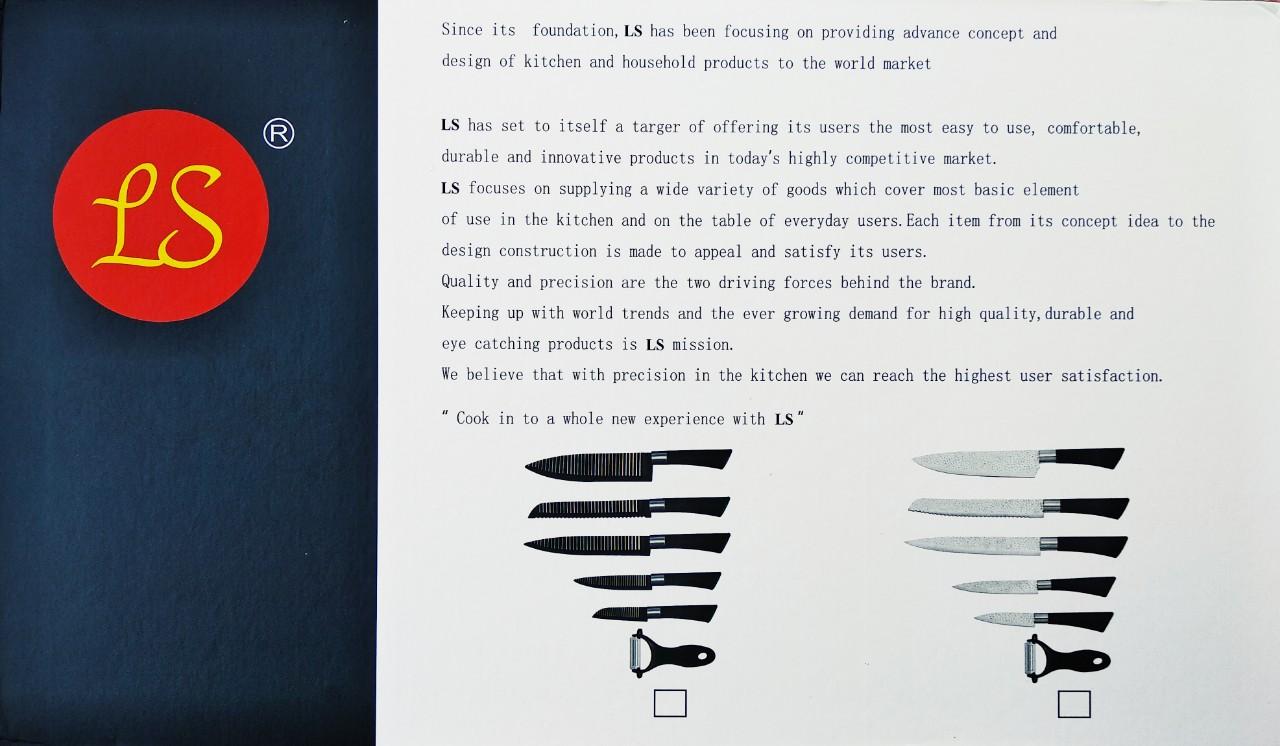 Bộ Dao 6 Món KNIFE SET LS - Inox Không Gỉ