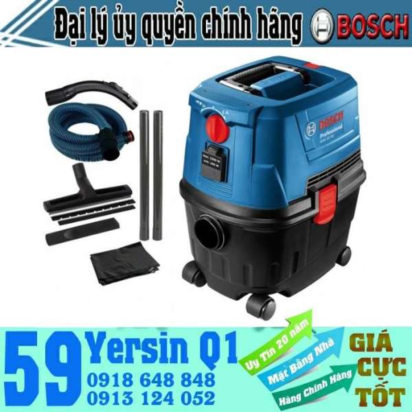 1100W Máy hút bụi khô và ướt Bosch GAS15 PS