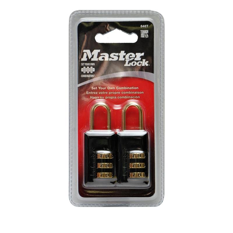 Khóa Master Lock 646T 20mm- khóa số (bộ đôi)