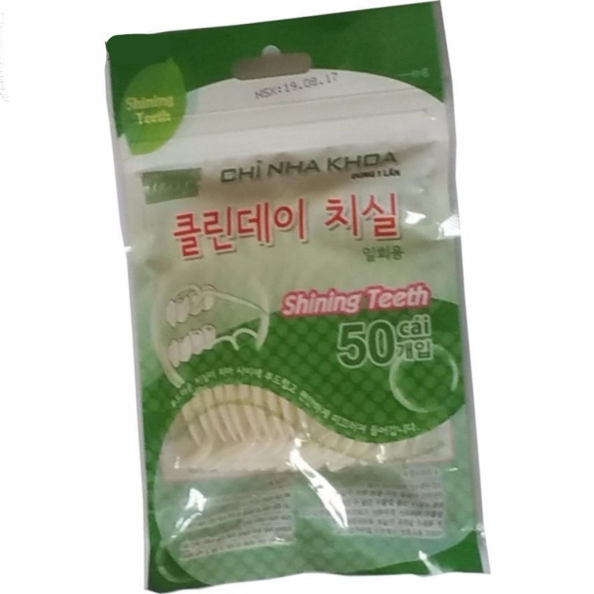 Tăm chỉ nha khoa Lovely gói 50 cây