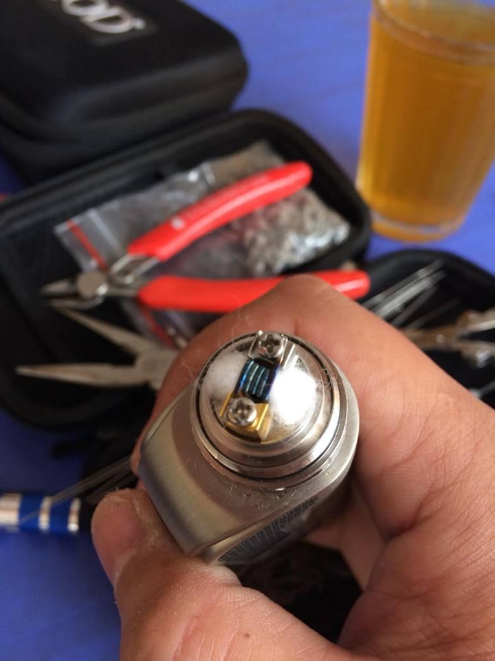 coil clapton handmade, sử dụng dây mỹ full hãng lightning vape