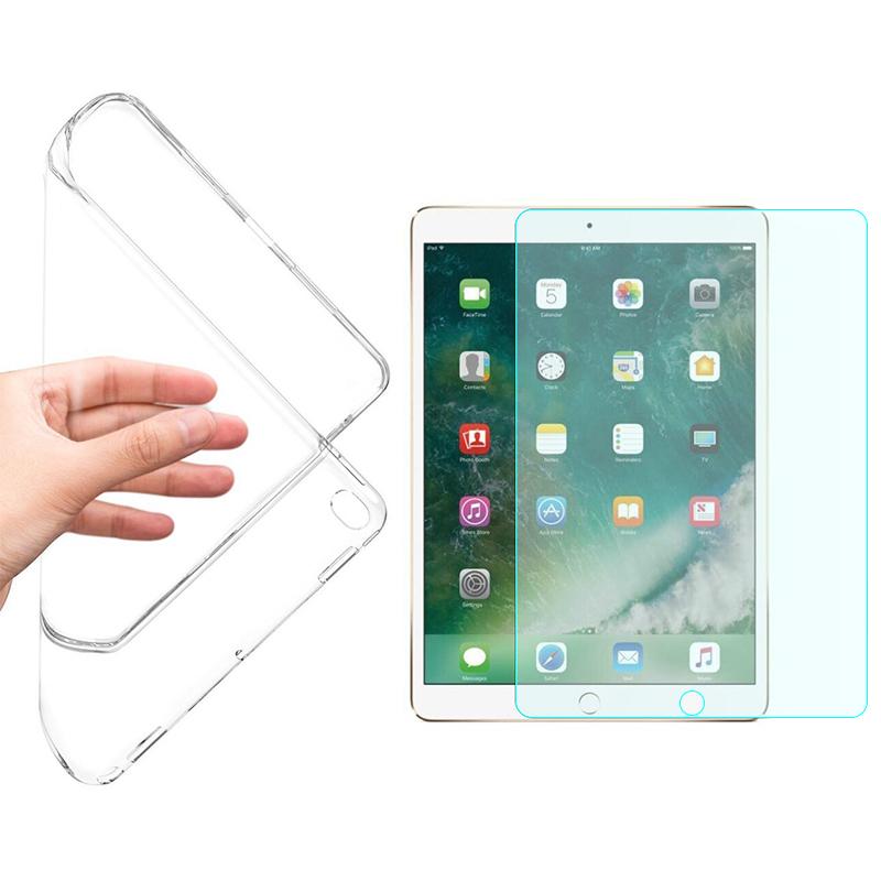 BỘ Ốp lưng dẻo cho iPad 9.7 (2018) + kính cường lực