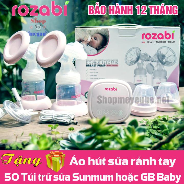 Máy hút sữa điện đôi Rozabi Compact 2018
