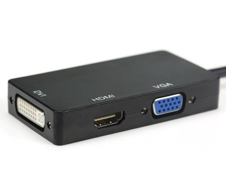DisplayPort to HDMI+VGA+DVI Combo Converter
