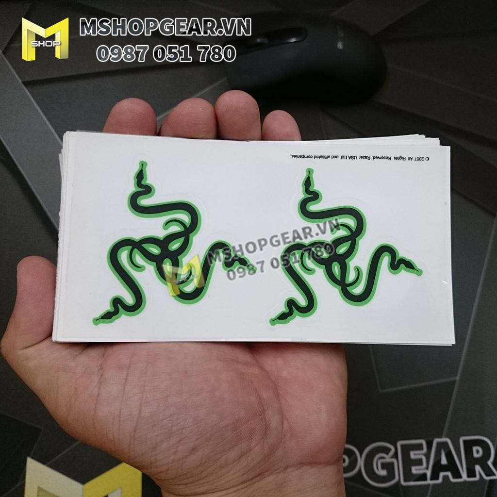 Sticker Logo Razer xanh