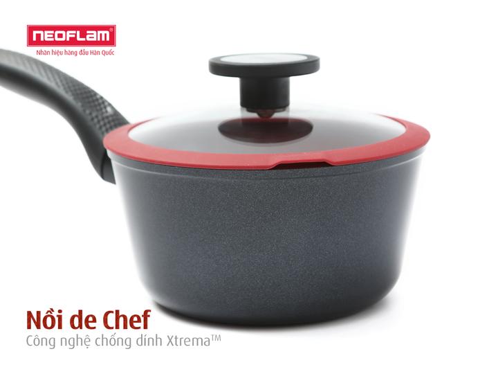 Bộ 2 nồi de chef ( 18cm, 20cm )