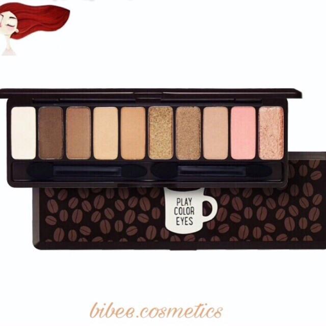 Phấn mắt lameila play color eyes phiên bản màu đen in the cafe ☕️☕️