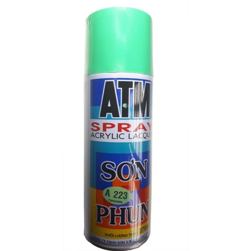 Sơn Xịt ATM Spray A223 400ml (màu xanh ngọc)