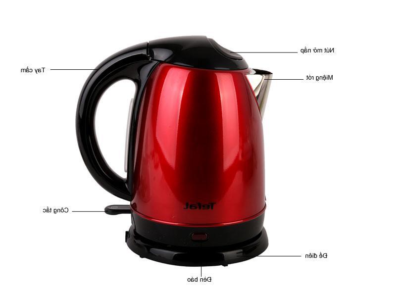 Ấm đun nước siêu tốc Tefal KI140 1.7L (Đỏ) , Bảo hành chính hãng 2 năm