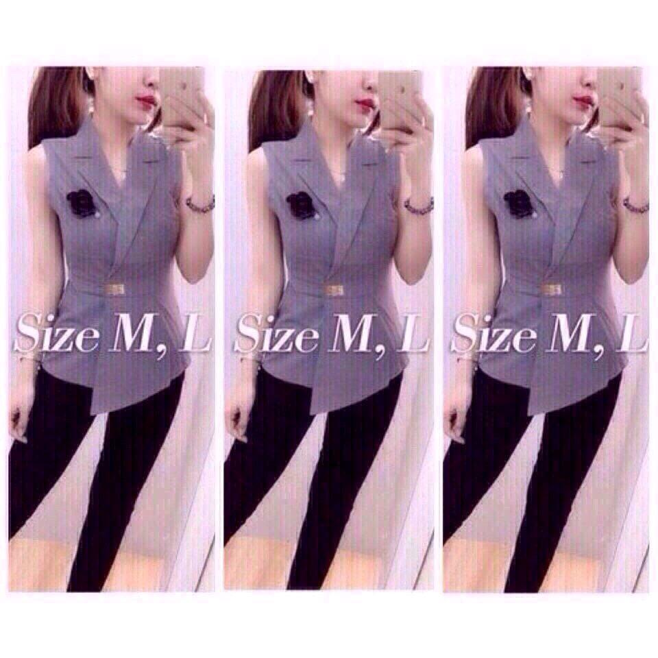 jum nữ cổ vest xinh