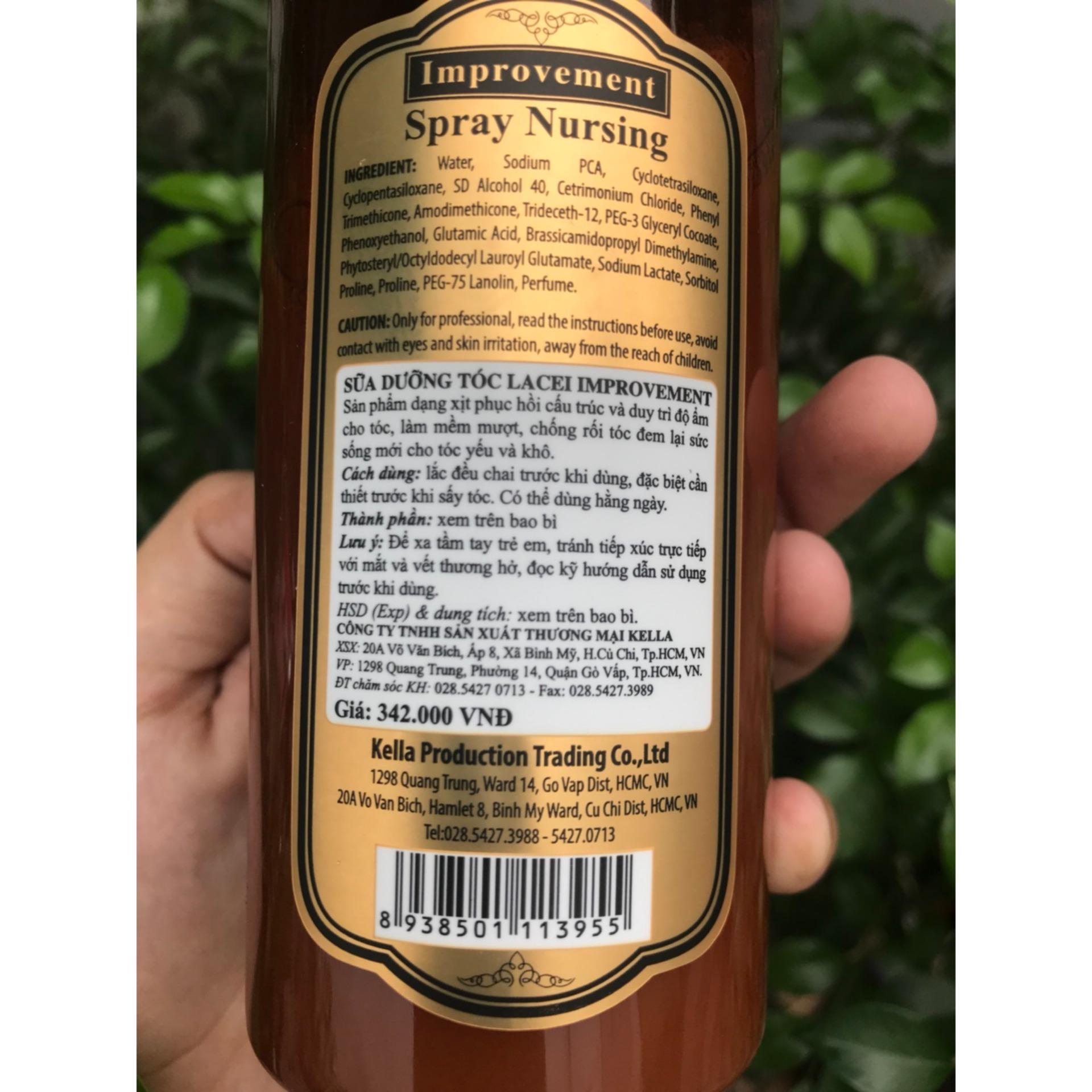 [HCM]Sữa dưỡng tóc Lacei Improvement Spray Nursing 250ml