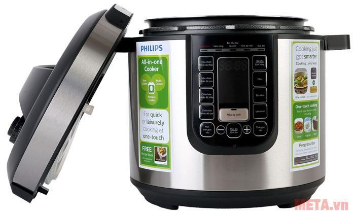 Áp suất điện tử Philips 6l 1000W - HD2137