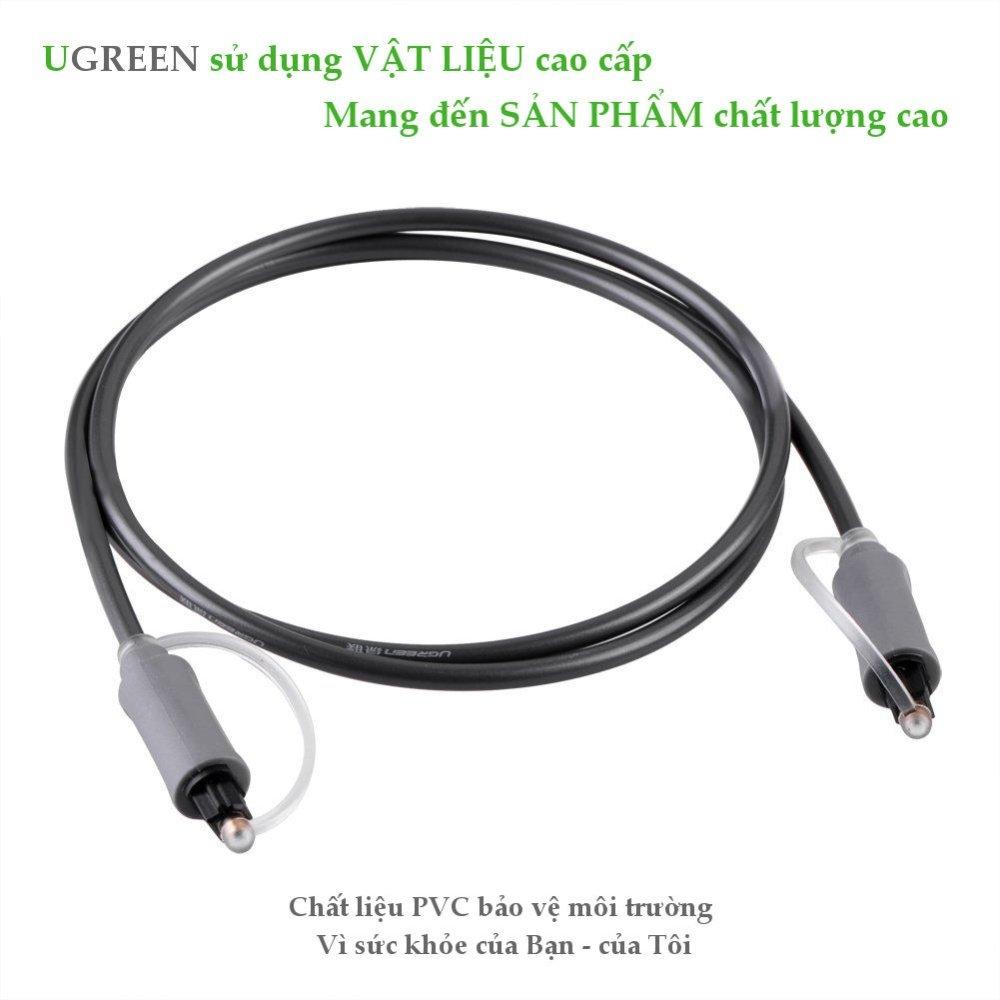 Dây audio quang (Toslink, Optical) dài 1M UGREEN AV122 10768 (đen)