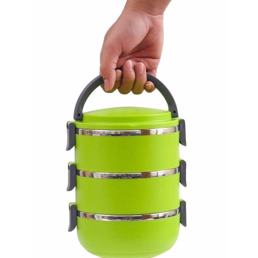 Cặp lồng giữ nhiệt 3 tầng lồng bằng inox